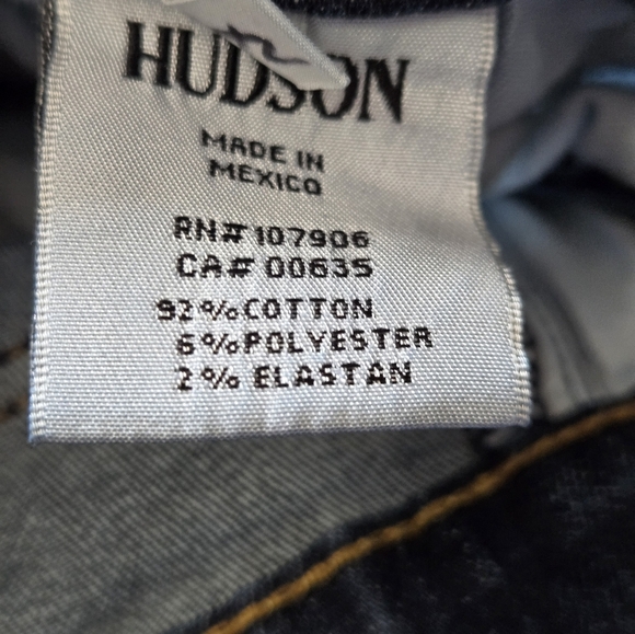 HUDSON Ellie Mid Rise Baby Boot Cut Distressed Jeans. Size 25 - Picture 8 of 14